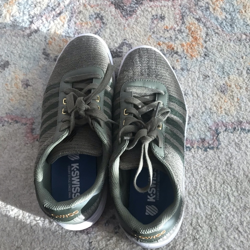 Olive Green KSWISS Sneakers Sz 10 Womens